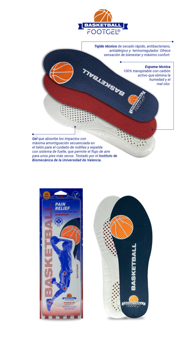 PLANTILLA FOOTGEL BASKETBALL